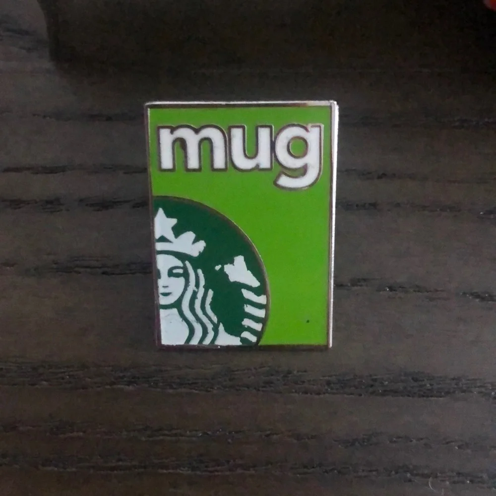 STARBUCKS MUG AWARD PIN